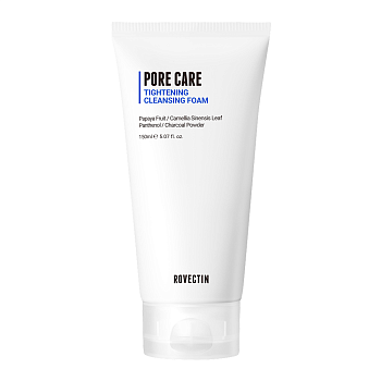 Rovectin, Очищающая пенка для сужения пор, 150 мл Rovectin Pore Care Tightening Cleansing Foam 150ml 
