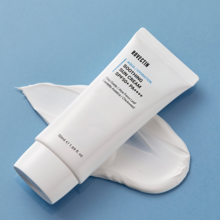 Rovectin, Смягчающий солнцезащитный крем SPF50+ PA++++, 50 мл Rovectin Aqua Soothing Sun Cream SPF50+ PA++++ 50ml  